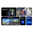 VSTARCAM smart ηλιακή κάμερα BG621TR, triple lens 3MP 4G SD PTZ IP66
