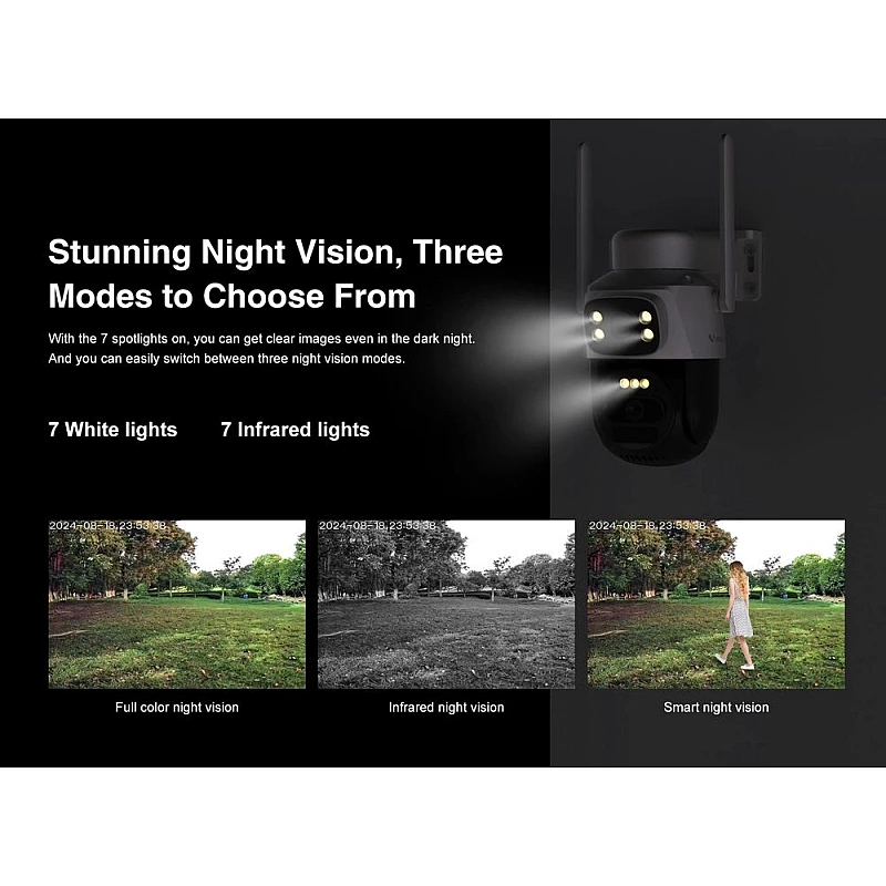 VSTARCAM smart ηλιακή κάμερα BG622DR dual lens 2MP 4G SD PTZ IP66