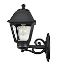 Fumagalli Bisso/Mary φαναράκι επιτοίχιο εξωτερικού χώρου μαύρο 4πλευρο IP55 145-26030