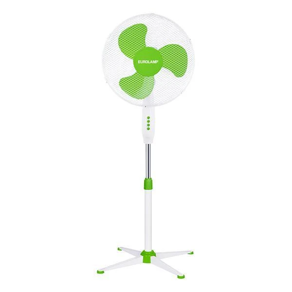Ανεμιστήρας με ορθοστάτη 40cm/16" 60watt  με 3 ταχύτητες Πράσινο-λευκό  FERRARA-EUROLAMP 147-29020