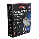 ATC-CA07 Μεταδότης/Transmitter FM Αυτοκινήτου με 2 Θύρες USB-A & Type-C και Υποδοχή SD 35W 20.008.0009