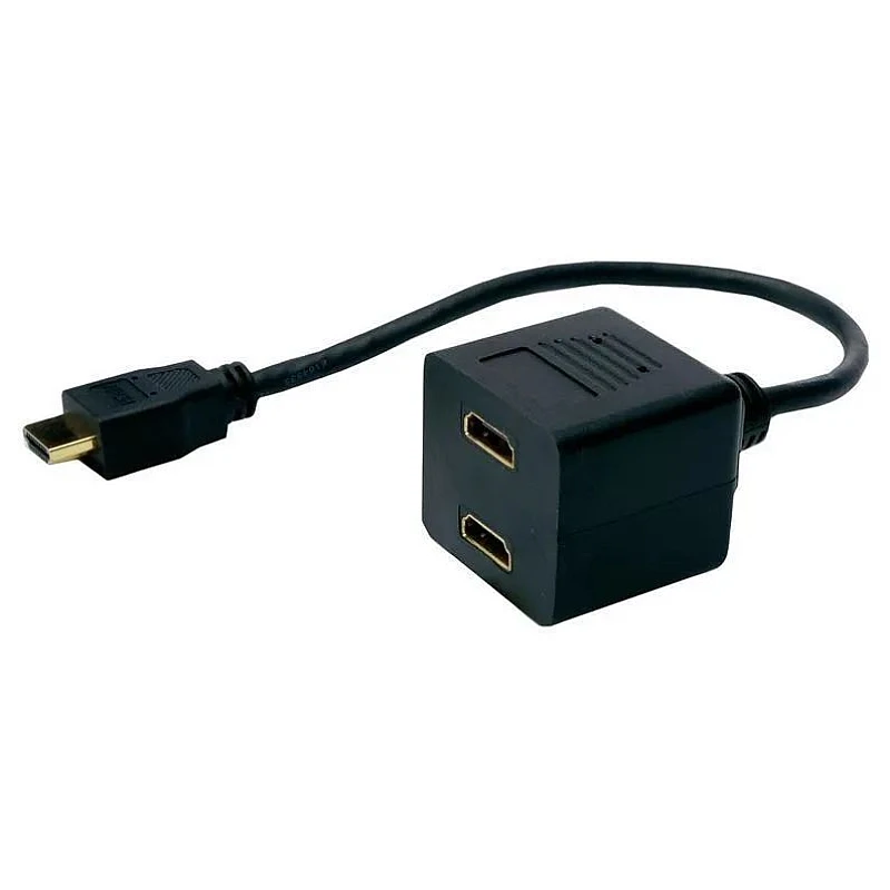 POWERTECH HDMI splitter CAB-H053 2 σε 1 μαύρο
