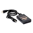 POWERTECH HDMI splitter CAB-H173 1-in σε 2-out 4K/30Hz HDR/HDCP μαύρο