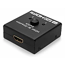 POWERTECH HDMI switch CAB-H112, 2 σε 1, 4K, bidirectional, μαύρο POWERTECH HDMI switch CAB-H112, 2 σε 1, 4K, bidirectional, μαύρο