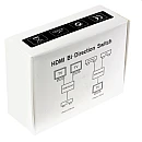 POWERTECH HDMI switch CAB-H112, 2 σε 1, 4K, bidirectional, μαύρο POWERTECH HDMI switch CAB-H112, 2 σε 1, 4K, bidirectional, μαύρο