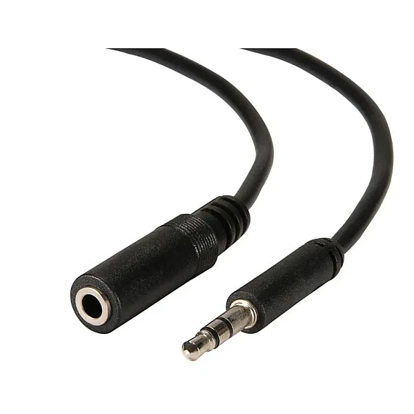 Καλώδιο Ήχου 3.5mm αρσενικό σε θηλυκό CAB-J009 3m μαύρο POWERTECH