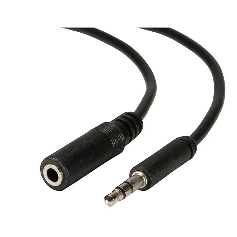 Καλώδιο Ήχου 3.5mm αρσενικό σε θηλυκό CAB-J009 3m μαύρο POWERTECH Καλώδιο Ήχου 3.5mm αρσενικό σε θηλυκό CAB-J009 3m μαύρο POWERTECH