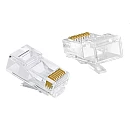 POWERTECH βύσμα RJ45 CAB-N447 Pass Through Cat 6/6a UTP διάφανο 1 τεμάχιο