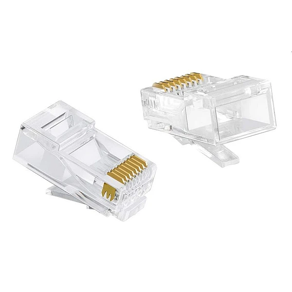POWERTECH βύσμα RJ45 CAB-N447 Pass Through Cat 6/6a UTP διάφανο 1 τεμάχιο