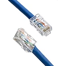 POWERTECH βύσμα RJ45 CAB-N447 Pass Through Cat 6/6a UTP διάφανο 1 τεμάχιο