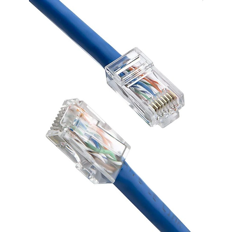 POWERTECH βύσμα RJ45 CAB-N447 Pass Through Cat 6/6a UTP διάφανο 1 τεμάχιο
