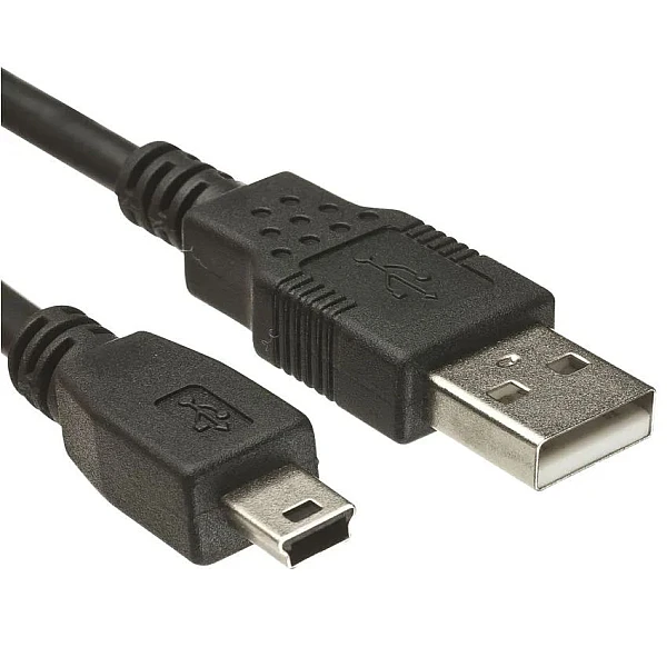 Καλώδιο USB 2.0 σε USB Mini Μαύρο 1.5m 3015 OEM