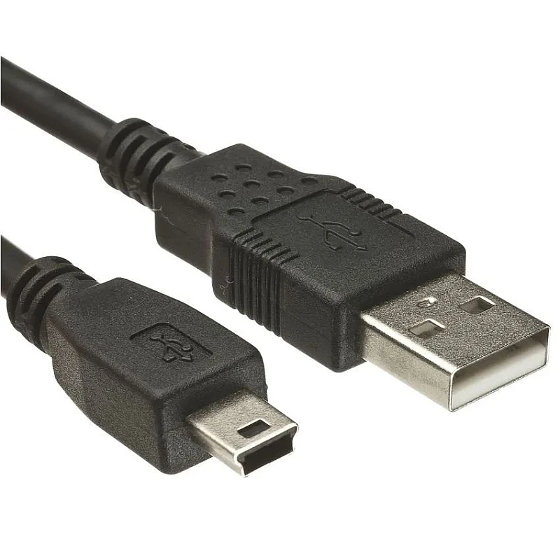 Καλώδιο USB 2.0 σε USB Mini Μαύρο 1.5m 3015 OEM Καλώδιο USB 2.0 σε USB Mini Μαύρο 1.5m 3015 OEM