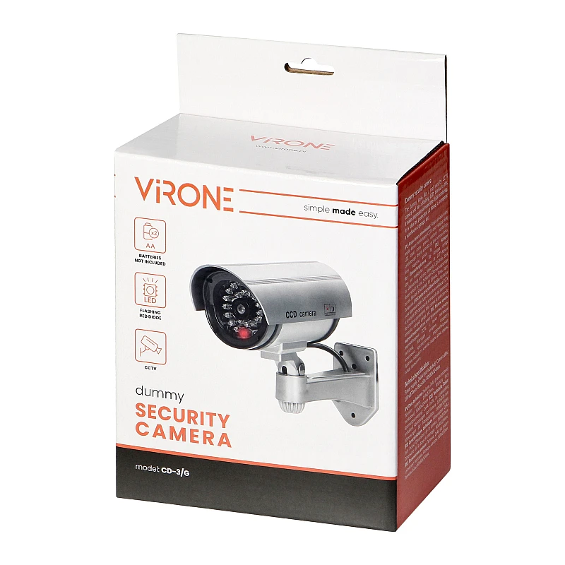 Dummy IR LED Camera (Ομοίωμα κάμερας ) CD-3/G ORNO-Virone