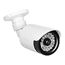 Dummy κάμερα ασφαλείας CCTV με LED επιτοίχια με τροφοδοσία 2×AA Λευκή CD-8/W Virone