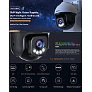 Tenda CH7-WCAV2 5MP IP Κάμερα Παρακολούθησης Wi-Fi 6 AI Smarter Safeguard