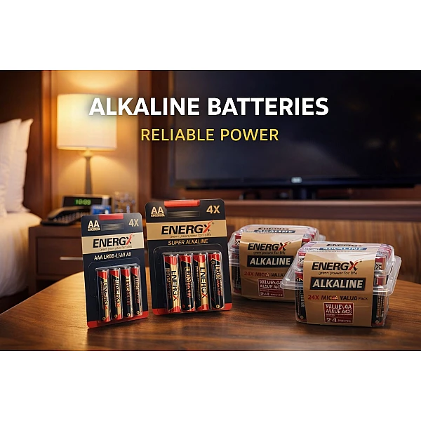 ENERGX Αλκαλική Μπαταρία LR3/1.5V AAA 4 τεμάχια LR03/AAA-4B
