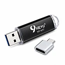 HY-K77 64GB USB 2.0/3.0 Flash Drive με αντάπτορα Type-C σε USB 9HEYU