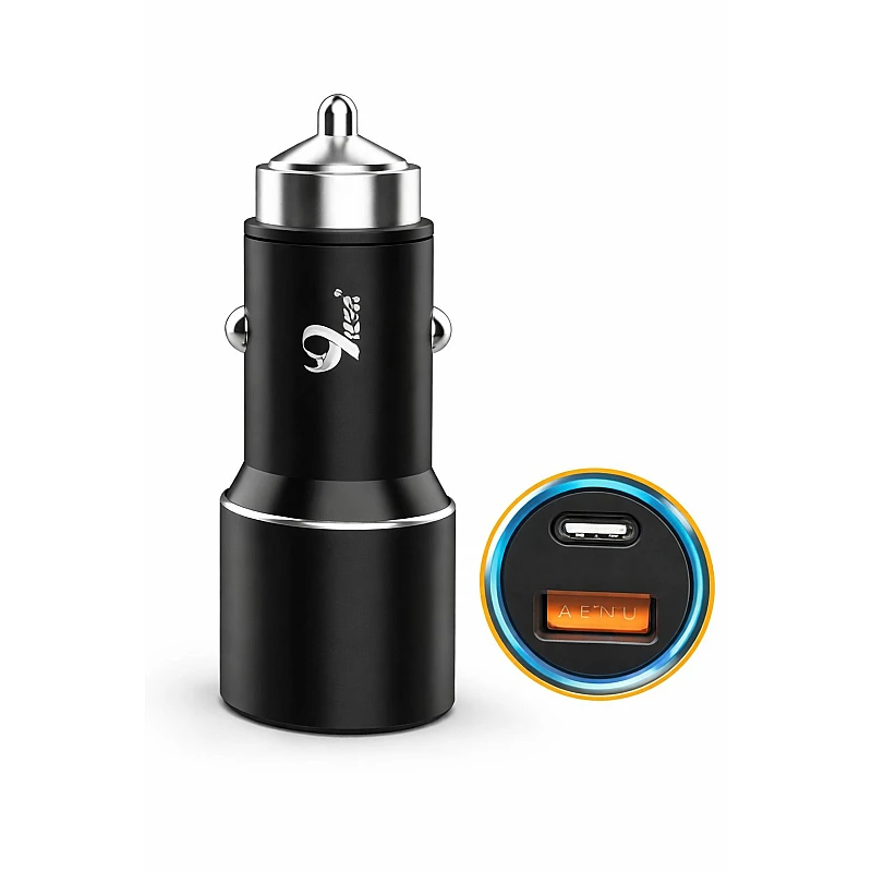 HY-Q03 Φορτιστής αυτοκινήτου car charger  usb και Type C 3.4A quick charge OEM