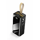 Power Bank 40000mAh με 4 USB, Type C/Lightning/Micro και 4 ενσωματωμένα καλώδια DX174 OEM