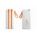 Power Bank 20000mAh με USB, Type C/Lightning/Micro και 2 ενσωματωμένα καλώδια HY-C15 OEM