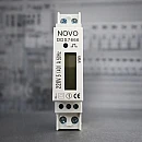 Μετρητής ράγας μονοφασικός ψηφιακός στενός 40A DDS7666-A NOVO