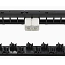  Keystone patch panel 19" 24 x RJ45 κατηγορίας 5e, 6 ή 6A μαύρο 06412 OEM