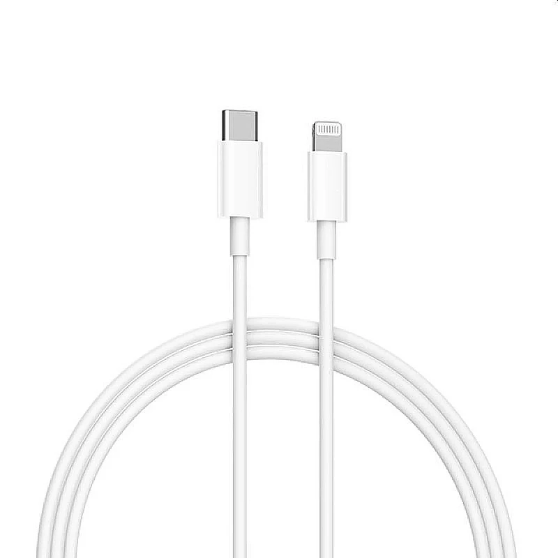 PINMEI PS11 Καλώδιο Γρήγορης Φόρτισης και Μεταφοράς Δεδομένων USB Type C σε Lightning 27W σε λευκό χρώμα