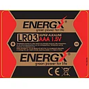 ENERGX Αλκαλική Μπαταρία LR3/1.5V AAA 4 τεμάχια LR03/AAA-4B