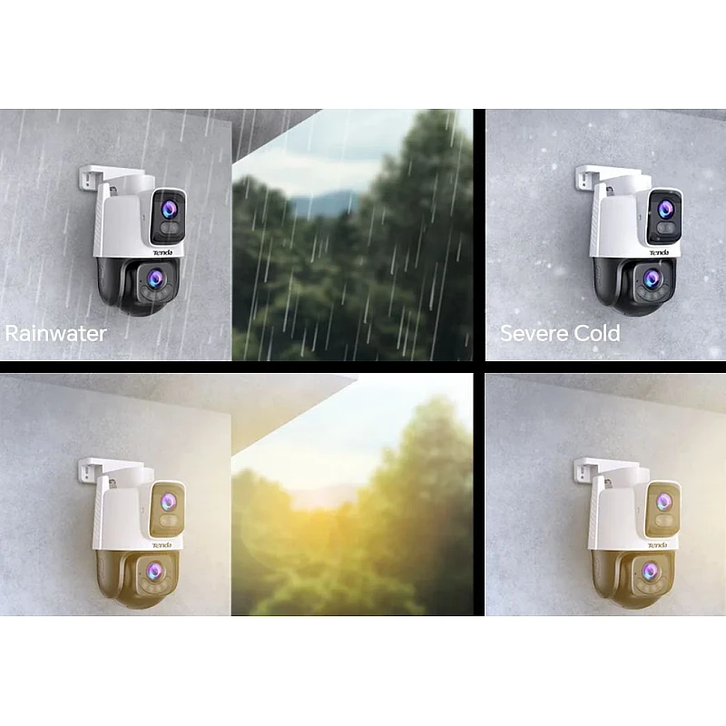 Tenda CH9-WCA IP Dual Κάμερα Παρακολούθησης Wi-Fi Full HD+ 6MP Αδιάβροχη με Αμφίδρομη Επικοινωνία και Φακό 4mm