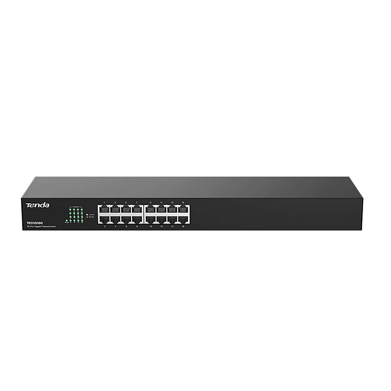 Tenda TEG1016G v9 Unmanaged Switch με 16 Θύρες Gigabit (1Gbps) Ethernet