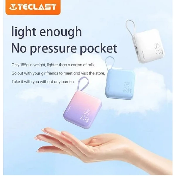 TECLAST Powerbank M10 Pro mini 10000mAh Λευκό 22.5W
