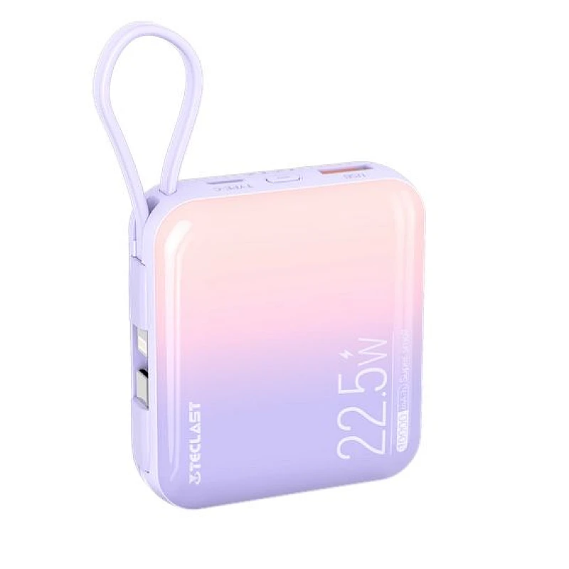 TECLAST Powerbank M10 Pro mini 10000mAh Ροζ-Μωβ 22.5W