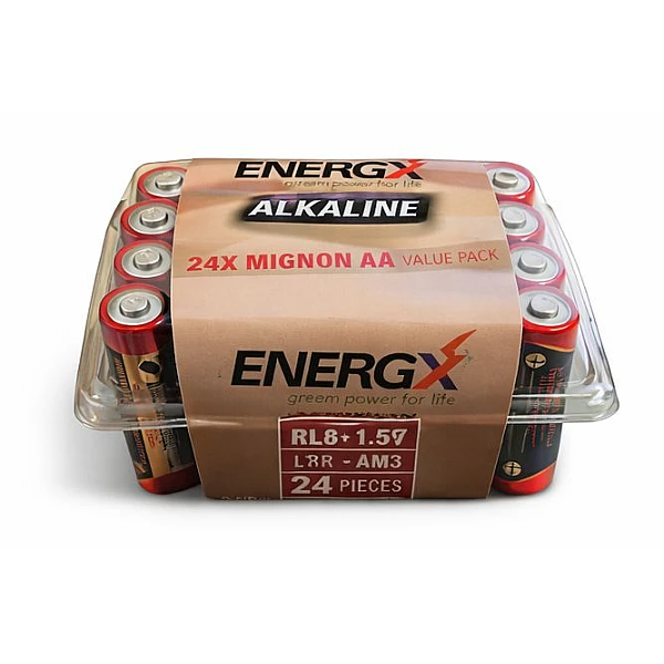 ENERGX Αλκαλική Μπαταρία LR6/1.5V ΑΑ 24 τεμάχια LR6/AA-24PC S-36