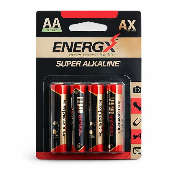 ENERGX Αλκαλική Μπαταρία LR6/1.5V AA 4 τεμάχια LR06/AA-4B