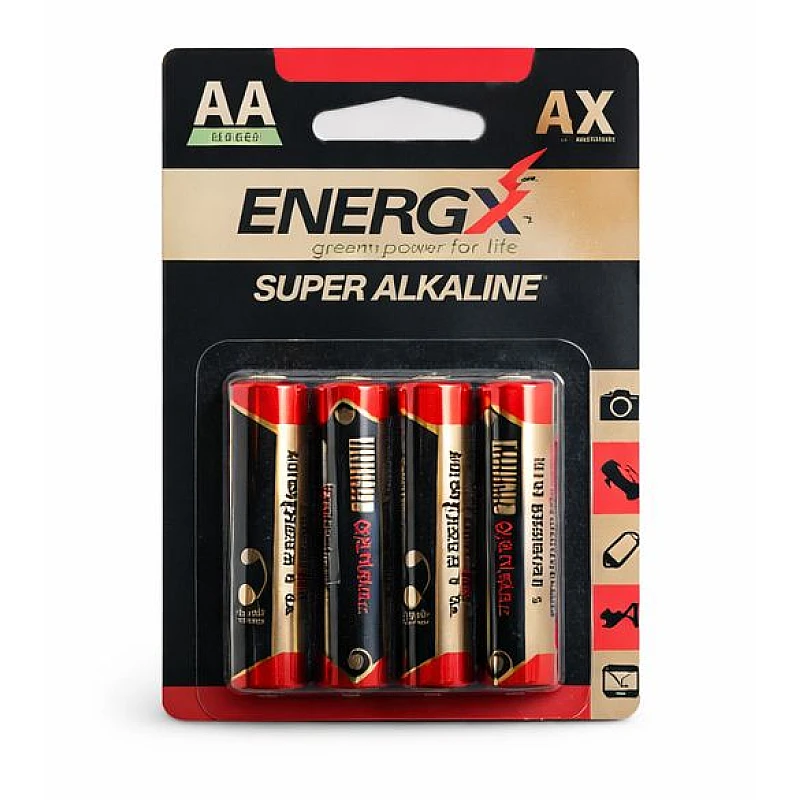 ENERGX Αλκαλική Μπαταρία LR6/1.5V AA 4 τεμάχια LR06/AA-4B