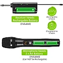 Ασύρματο Μικρόφωνο Χειρός Φωνής Επαναφορτιζόμενο WMC200 OEM