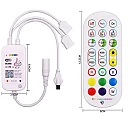 Led strip Controller RGB Wi-Fi Music με Τηλεχειριστήριο 144W WX300P OEM