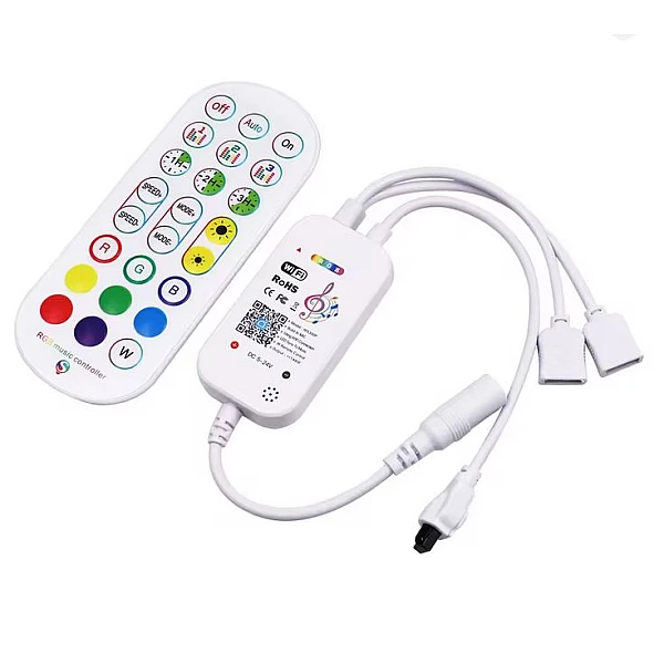 Led strip Controller RGB Wi-Fi Music με Τηλεχειριστήριο 144W WX300P OEM