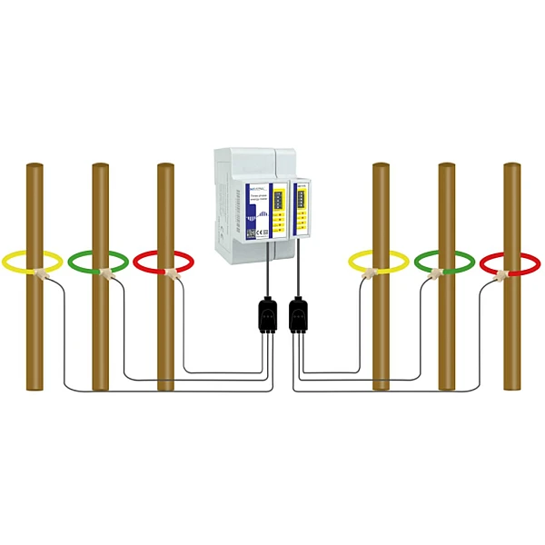Μετρητής ενέργειας ράγας Ψηφιακός 3Φ DIN-RAILMulti-circuit Smart Energy meter ME131M2