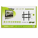 Βάση TV LED/LCD 26“-63” Τοίχου Ρυθμιζόμενη με κλίση V-63T V-Star