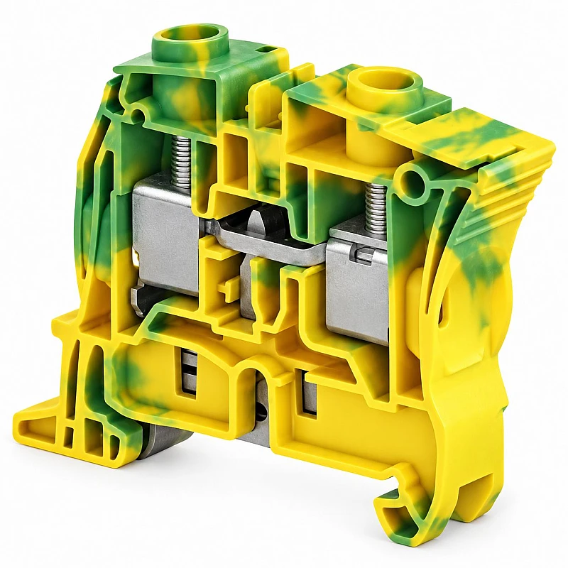 ΑΒΒ Κλέμα ράγας κιτρινοπράσινη 25mm² ZS25-PE series SNK ENTRELEC