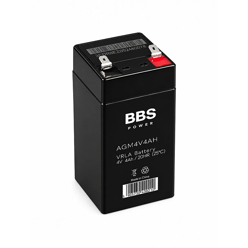Μπαταρία Μολύβδου AGM4V/4.5AH BBS  (για ταμειακές μηχανές και ζυγαριές)