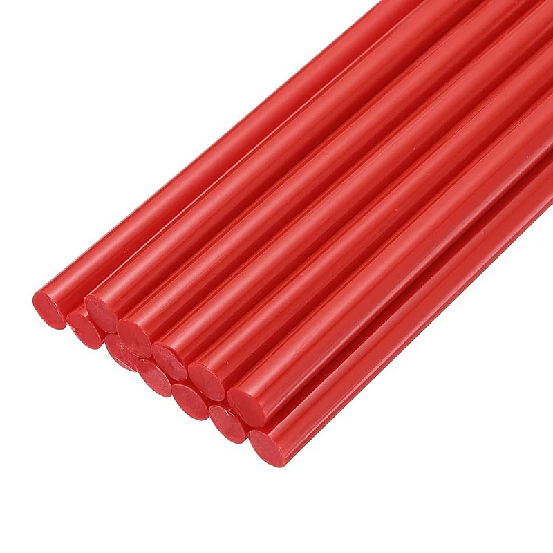 Ράβδοι σιλικόνης 11/300mm για Πιστόλι Σιλικόνης Κόκκινοι 50162 10τεμάχια