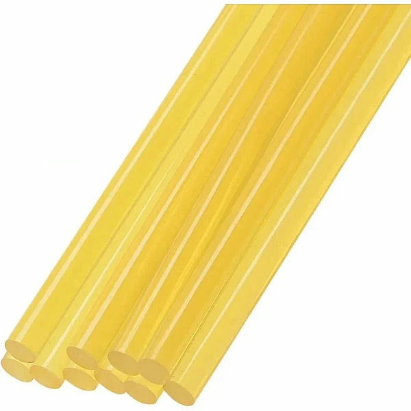 Ράβδοι σιλικόνης 11/300mm για Πιστόλι Σιλικόνης Κίτρινοί 50163 10τεμάχια