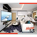  Βάση Τηλεόρασης Βάση Τηλεόρασης Δαπέδου έως 65" και 65kg Ρυθμιζόμενη D3265