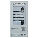 HY-K108 Handsfree Ακουστικά Stereo earphone με μικρόφωνο γκρι OEM