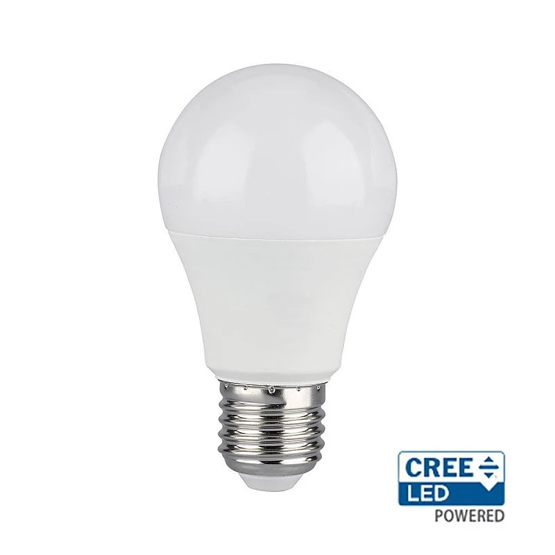 Λαμπτήρας Led CREE CHIP 8.5W E27 A60 Φυσικό λευκό VT-2099 2172616 V-TAC