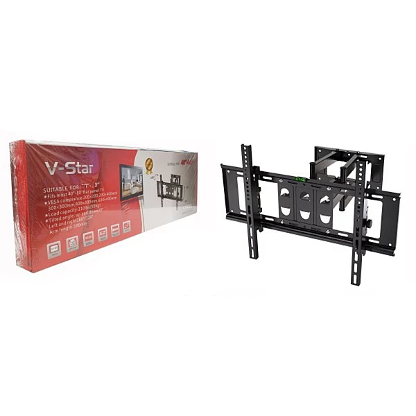 Βάση TV LED/LCD 26“-60” Τοίχου με 2 Διπλούς Βραχίονες και Ρυθμιζόμενη με κλίση CP601 V-STAR
