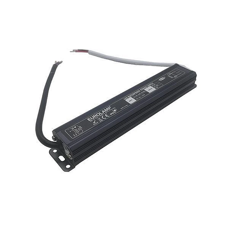 Τροφοδοτικό μεταλλικό για Led ταινία 45W 24V DC IP67 145-71151 EUROLAMP Τροφοδοτικό μεταλλικό για Led ταινία 45W 24V DC IP67 145-71151 EUROLAMP